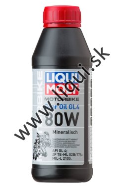 LIQUI MOLY GEAR OIL GL4 80W - 500ml